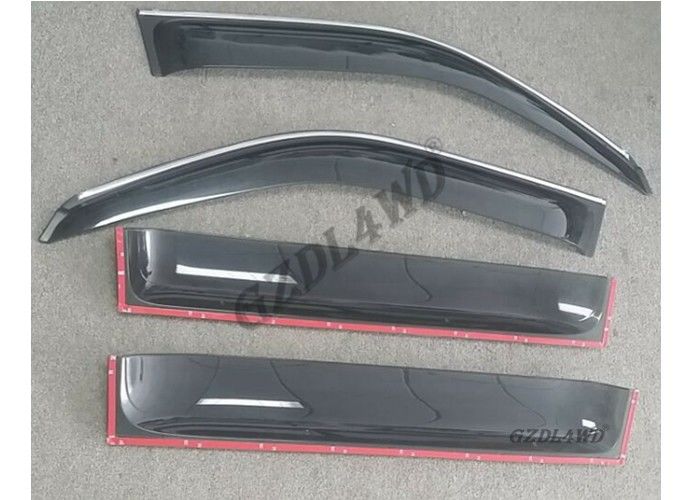พลาสติกอะคริลิค 4x4 ชิ้นส่วน / หน้าต่างรถ Sun Visor โล่ป้องกันฝนตกสำหรับ Toyota Land Cruiser FJ80 Series