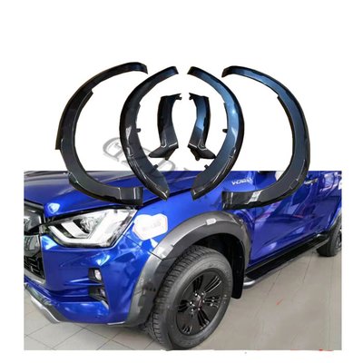 4x4 Front Wheel Arches Matte Black For Isuzu D-Max  2020+