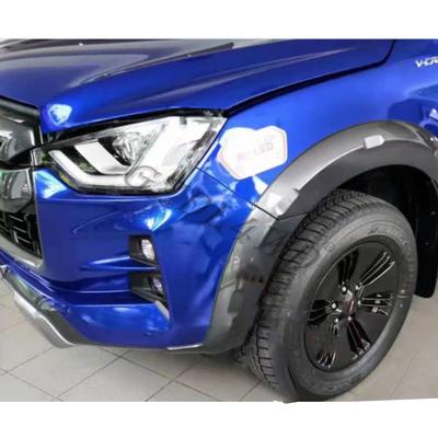 4x4 Front Wheel Arches Matte Black For Isuzu D-Max  2020+
