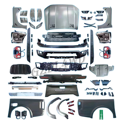 ABS Full Set Bodykit Car Body Systems For Ranger T6 T7 T8 Upgrade To T9 2022 Raptor Widebody With Side Step bumper