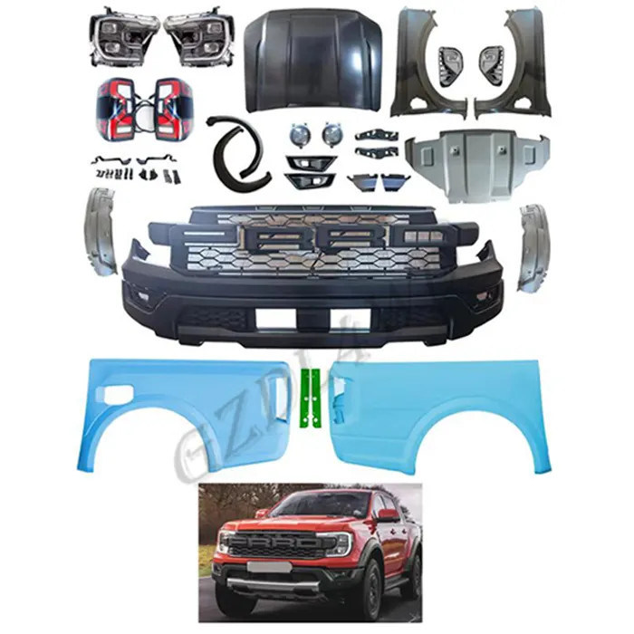Purple Horn Conversion Body Kit 4x4 Front Bumper For Ranger 2012-2021 Upgrade To Ranger 2022 Up