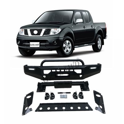4x4 โลลสแตนเลสหน้า bumper Guard สําหรับ Navara D40 2006-2010 หน้า bumper bull